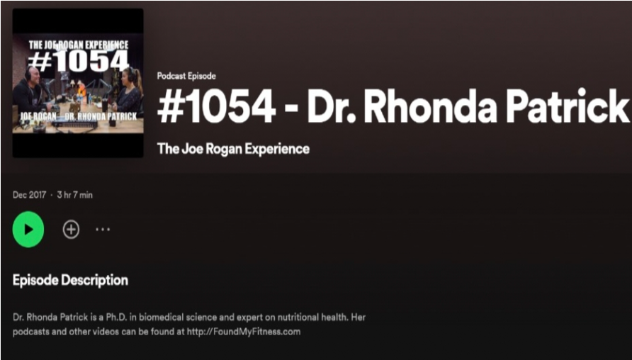 Dr. Rhonda Patrick