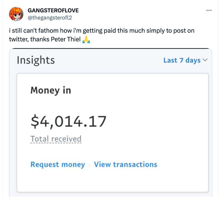 How Much Twitter Pays - GangsterofLove