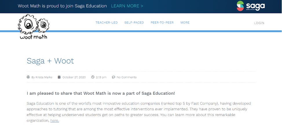 Woot Math AI Website