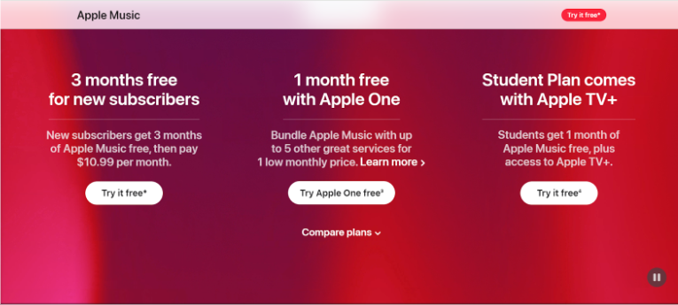 Apple Music Discount