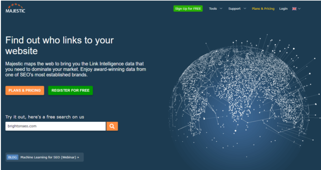 Majestic - Ahrefs Alternatives