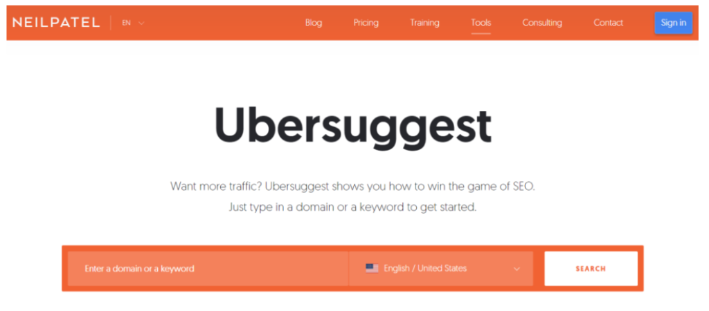 Ubersuggest