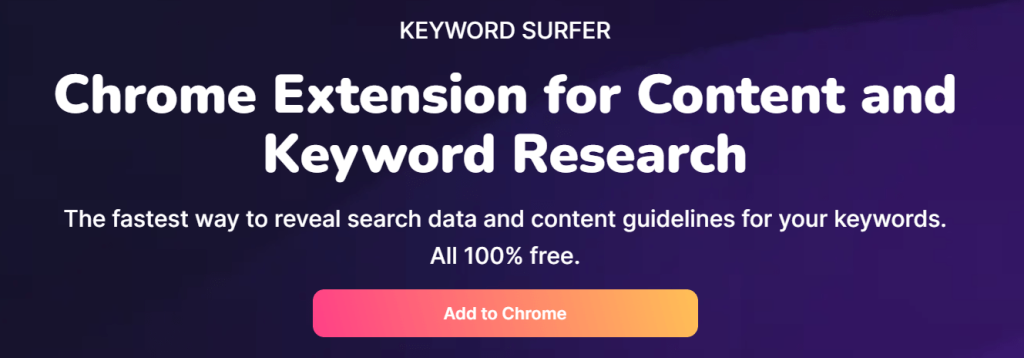 Surfer SEO Chrome Extension