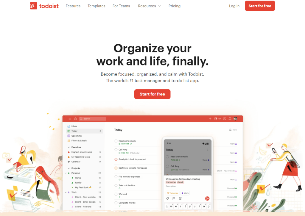 Todoist - Blogging Tools