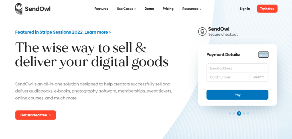 SendOwl  official- Best Platforms To Sell Digital Products