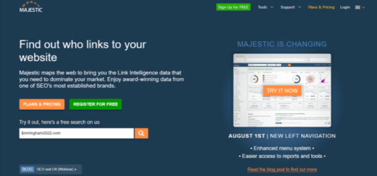 Majestic-Link Building Tool