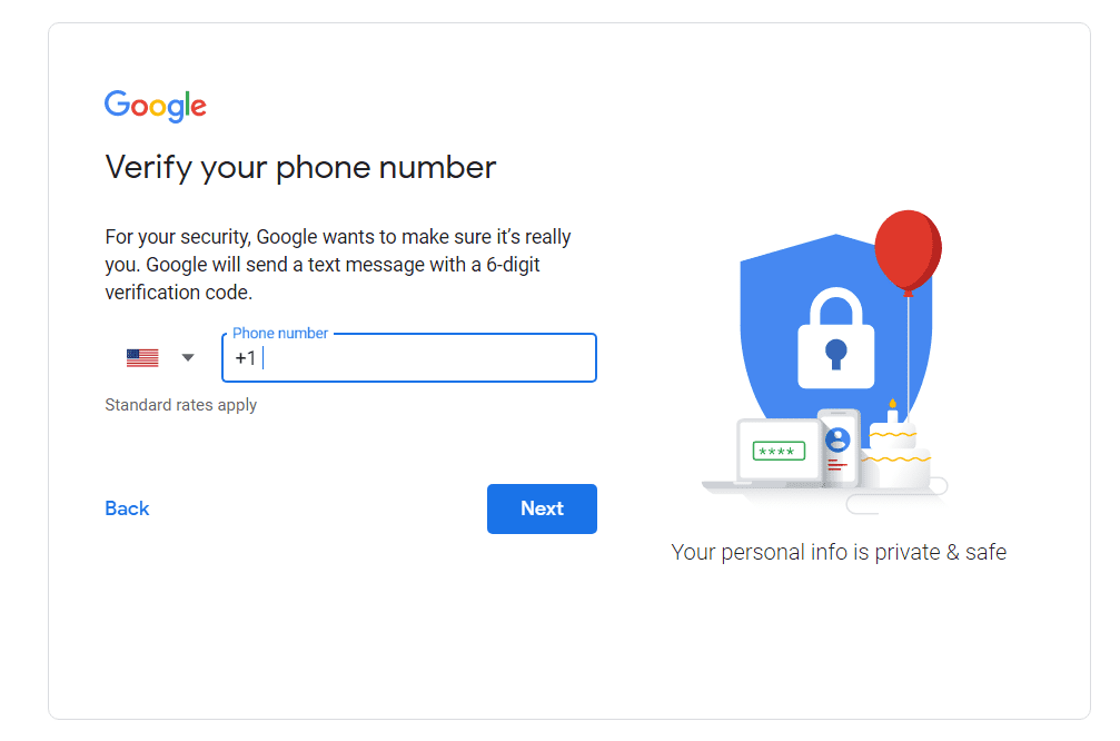 Verify your number