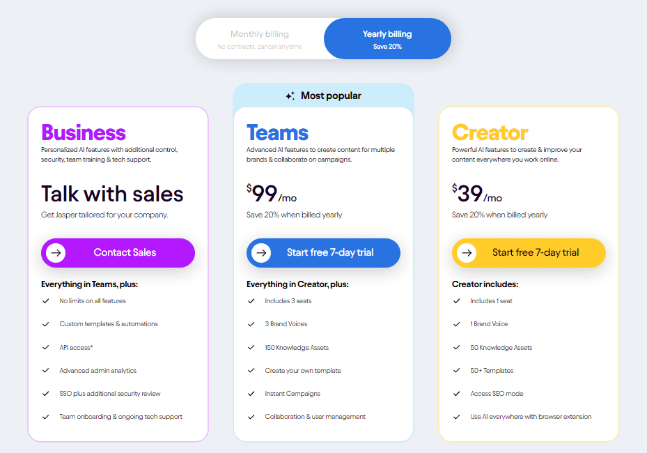 Pricing Plan