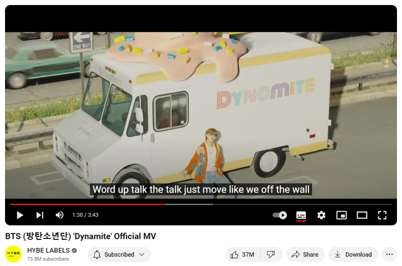 Dynamite - By BTS