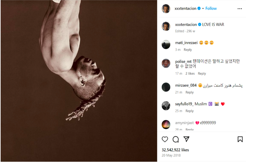 XXXTentacion's Last Post Before His Death 