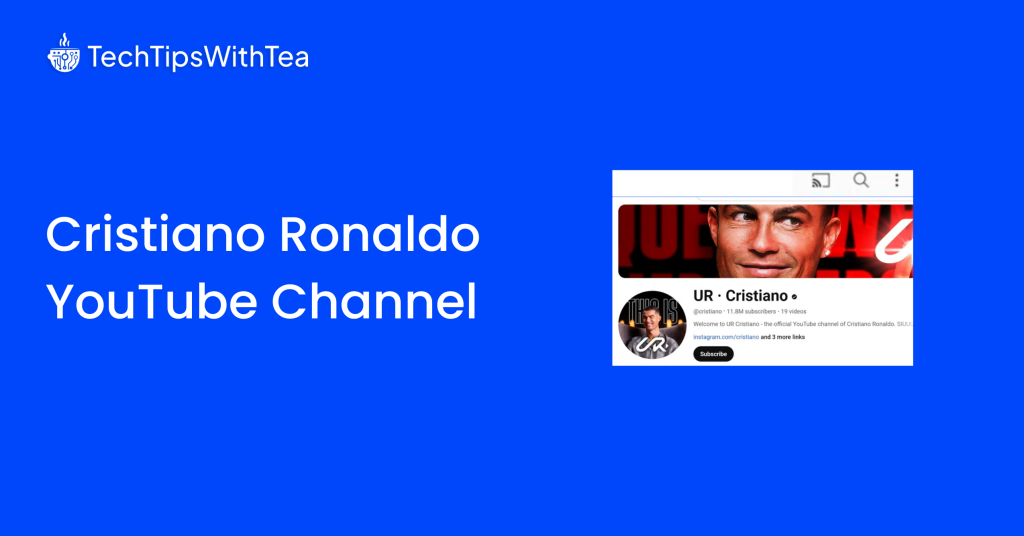 Cristiano Ronaldo YouTube Channel